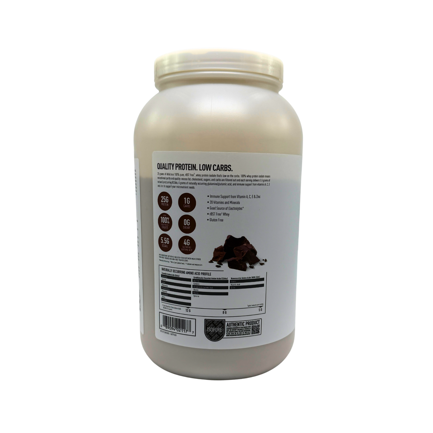 Isopure Zero / Low Carb (3 Lbs)