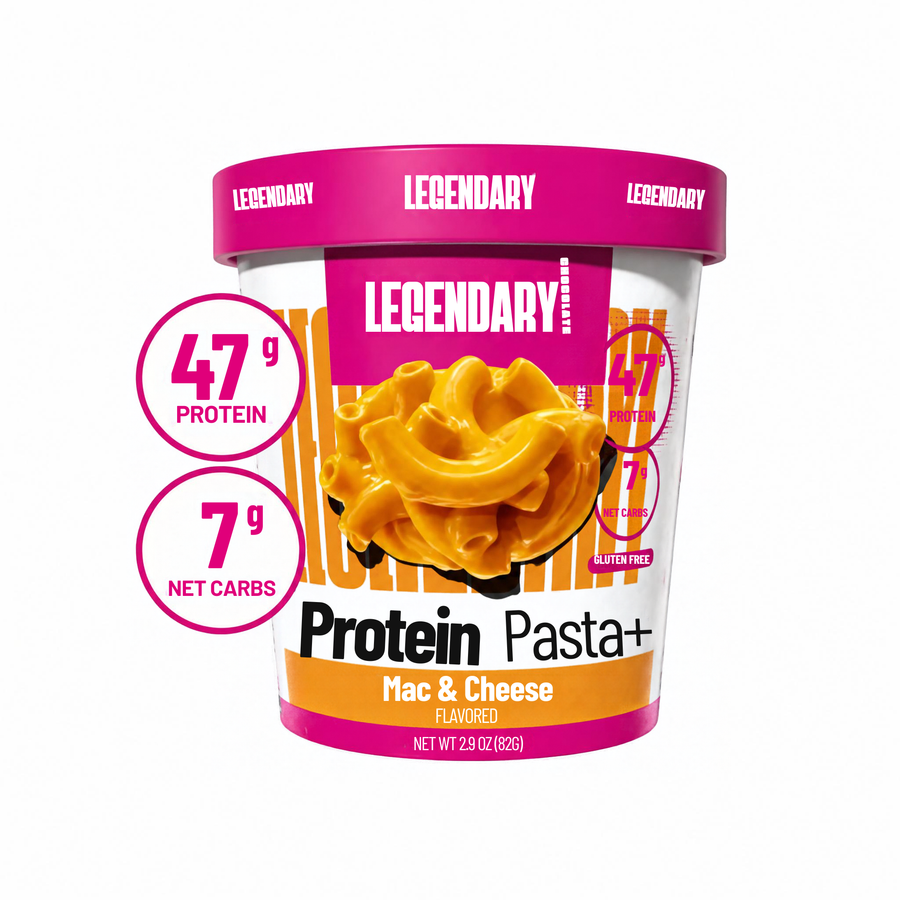LEGENDARY Mac & Cheese 47g Protein Pasta Plus
