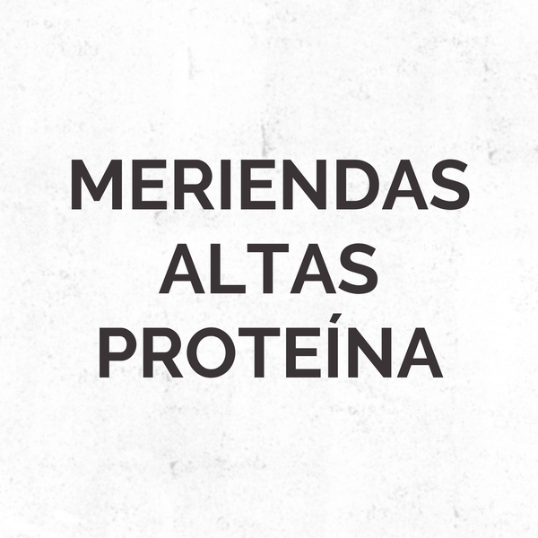 Meriendas altas en proteína