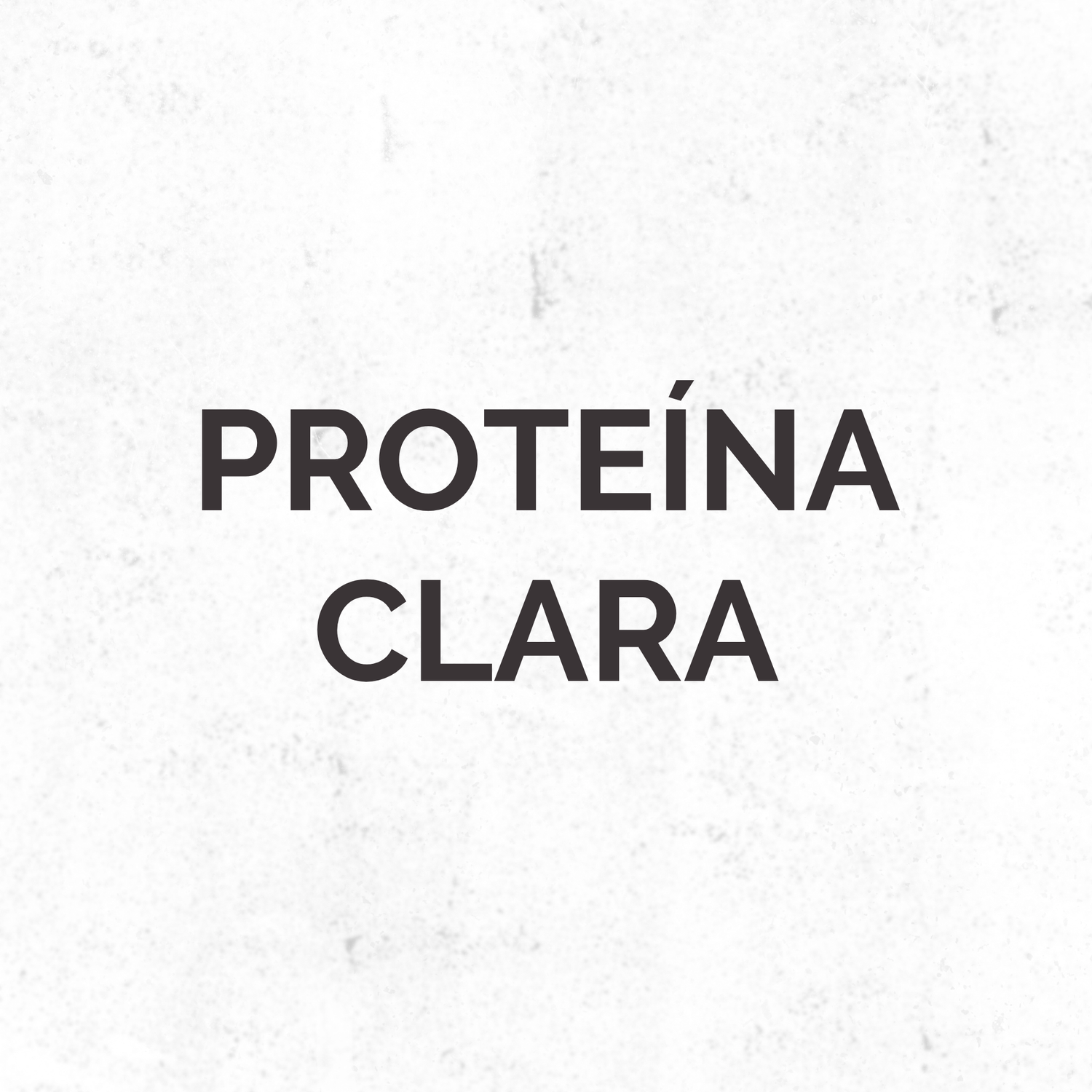Proteína clara y refrescante