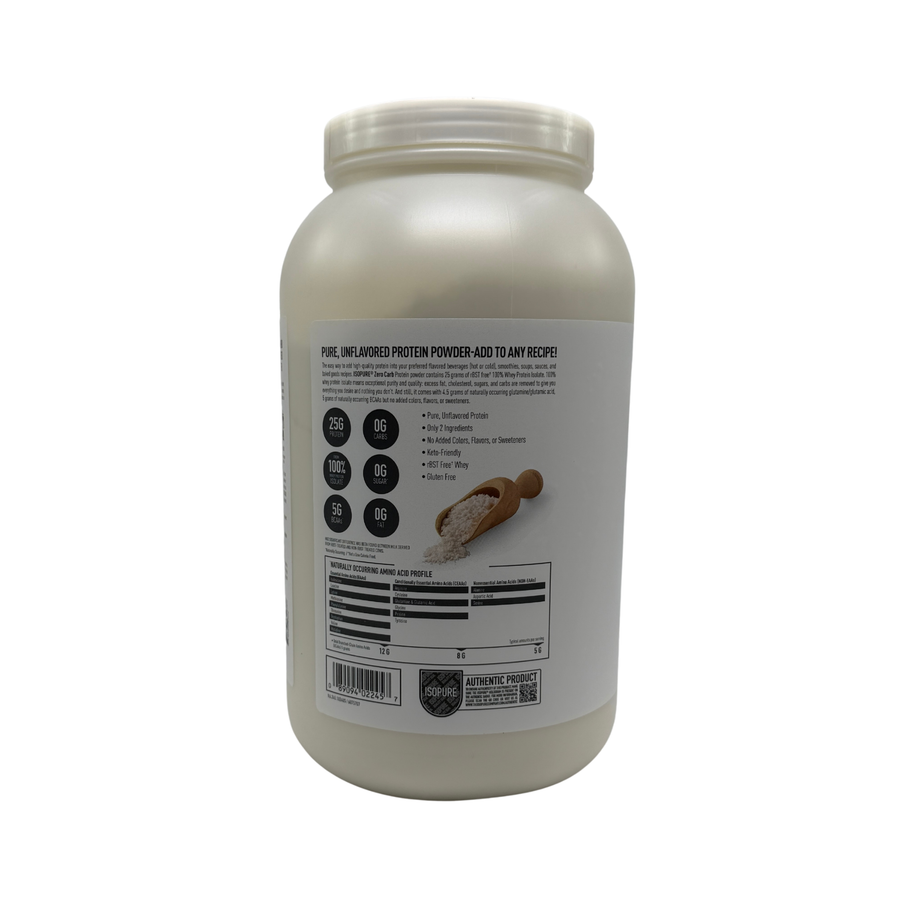 Isopure 25 g Zero / Low Carb (3 Lbs) en República Dominicana