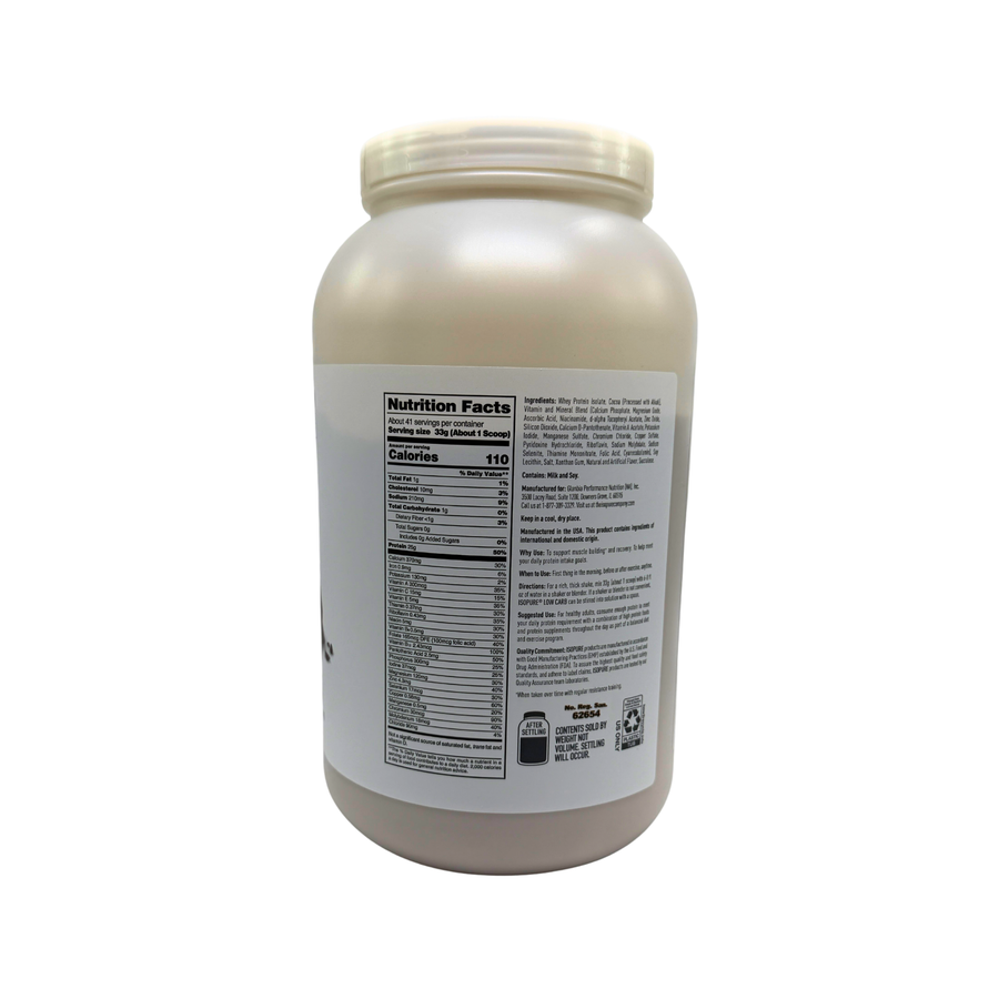 Isopure 25 g Zero / Low Carb (3 Lbs) en República Dominicana