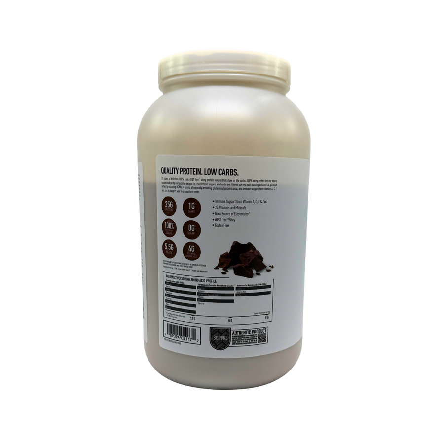 Isopure 25 g Zero / Low Carb (3 Lbs) en República Dominicana
