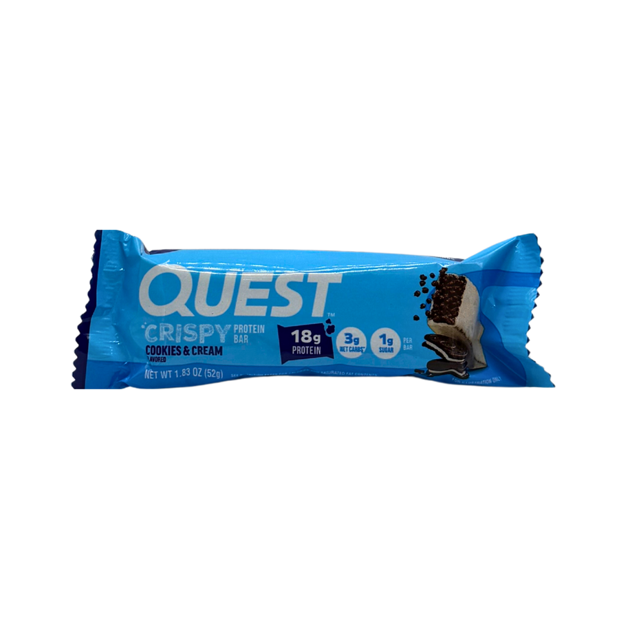 QUEST Crispy Protein Bar Cookies and Cream