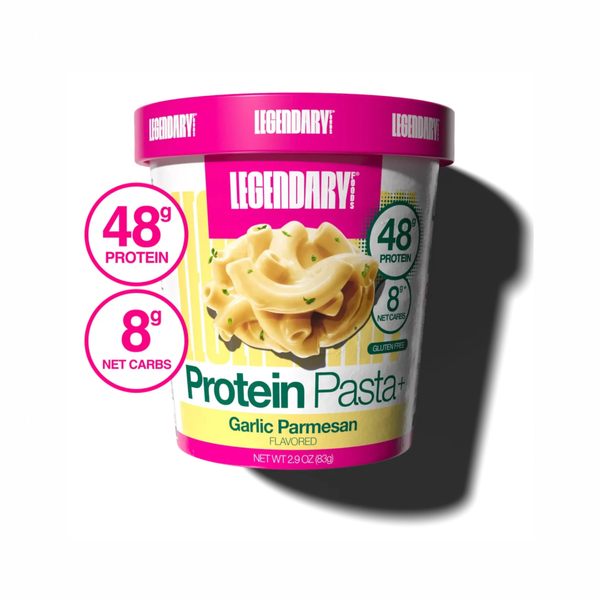 LEGENDARY Garlic Parmesan 48g Protein Pasta Plus